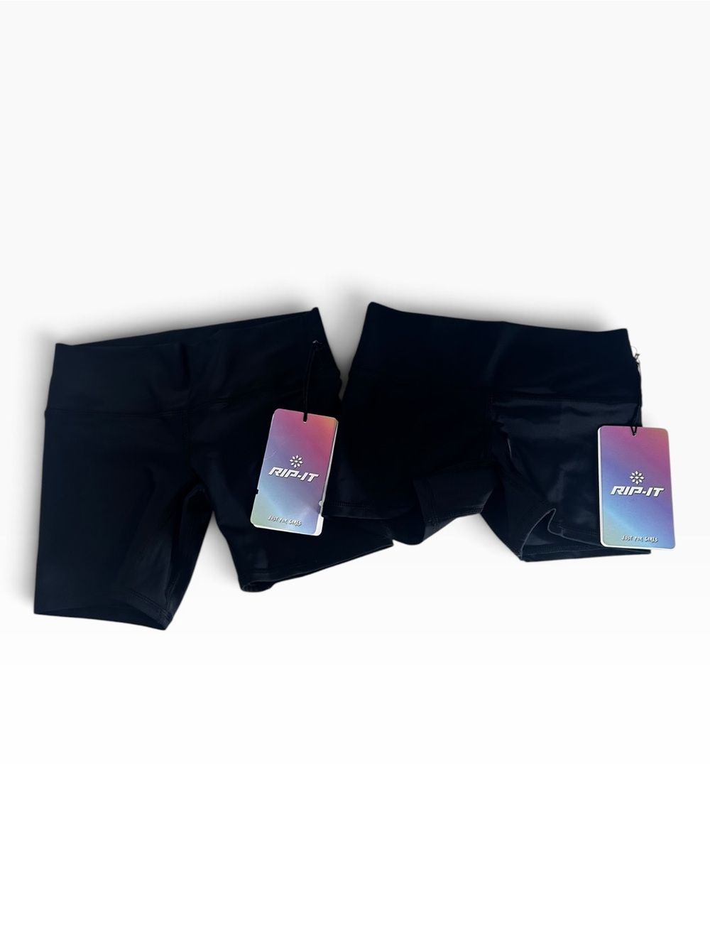 RIP-IT Girls Revolution 3" 5" Volleyball Shorts Black Size Large Lot NWT⁠